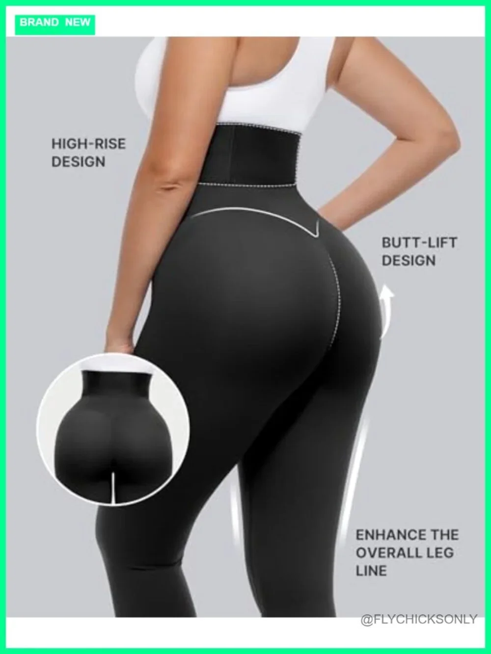 Tummy Control High Waisted Shapewear Leggings Workout Compression Pants